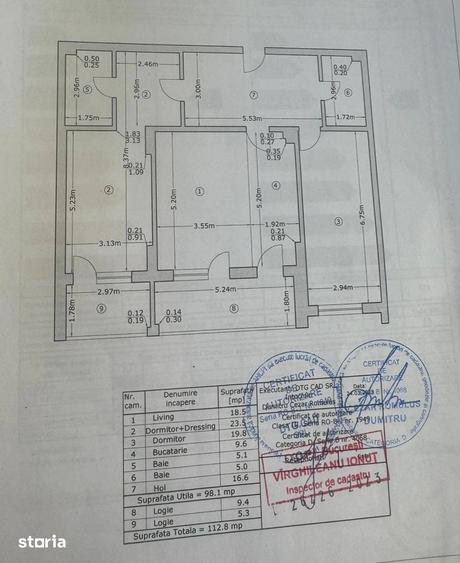 Apartament cu 3 camere în Timpuri Noi