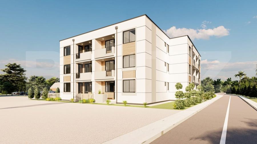 Apartament cu 3 camere semidecomandat în Nord