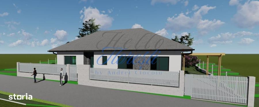Casă cu 4 camere cu Teren 500 Mp în Chinteni
