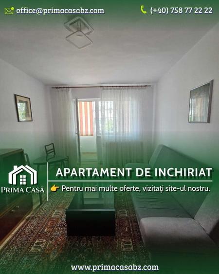 Apartament cu 2 camere semidecomandat în Bălcescu
