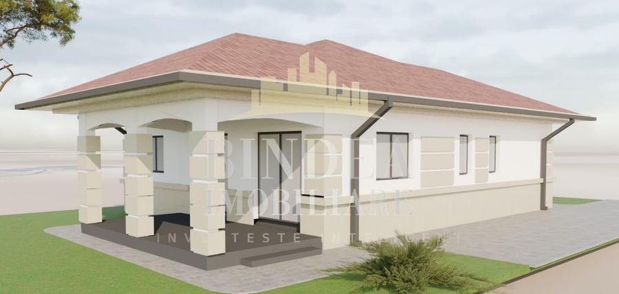 Casă individuală cu 3 camere cu Canalizare în Moșnița Nouă