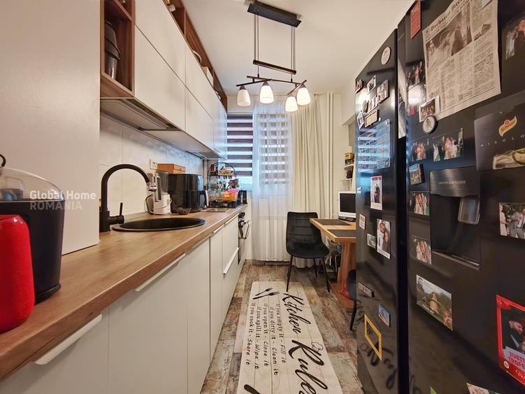 Apartament cu 2 camere semidecomandat, mobilat în Iancului