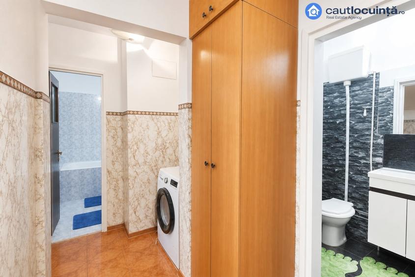 Apartament cu 3 camere decomandat, mobilat în Tineretului