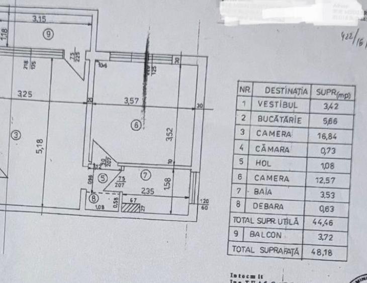 Iancului, KFC, ap. 2 camere, 48mp utili, et.9, mobilat, 500Euro/luna - 19