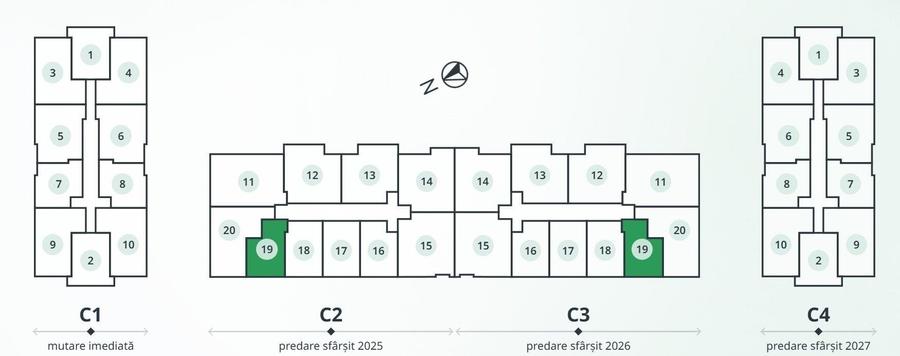 Apartament cu 3 camere decomandat în Tătărași
