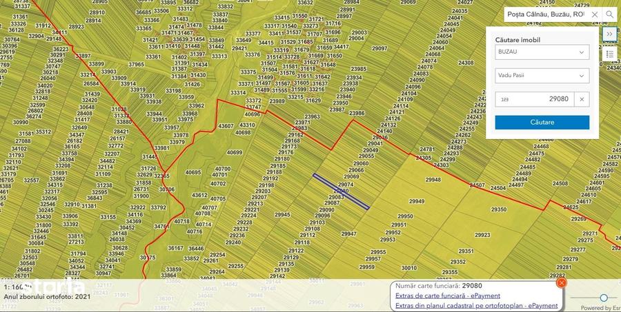 Teren de 266941 mp, în Poșta Câlnău