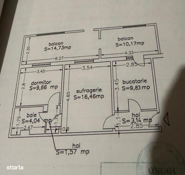 Apartament cu 4 camere în Nord