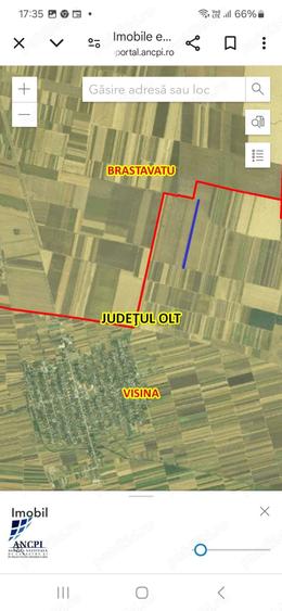 Teren de 34200 mp, în Vișina