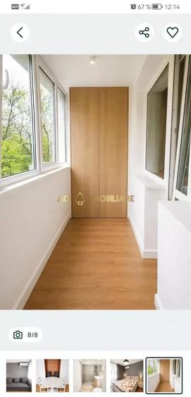 Apartament cu 2 camere semidecomandat, mobilat în Muncii