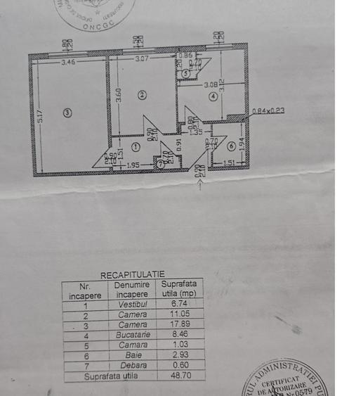 Apartament cu 2 camere decomandat în Drumul Găzarului