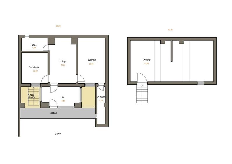 Apartament cu 2 camere semidecomandat în Ultracentral