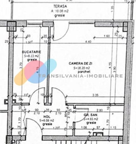 Apartament cu 2 camere semidecomandat în Mărăști
