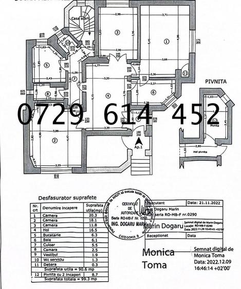 Apartament cu 4 camere în Cișmigiu