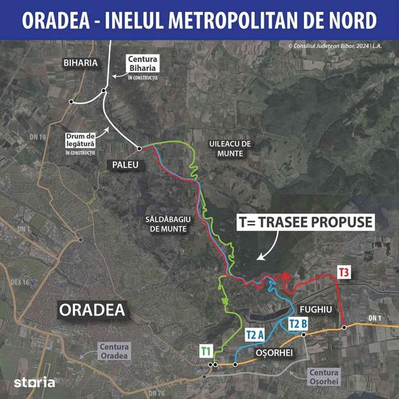 Teren de 3000 mp, în Nord