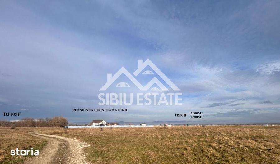 Teren de 2000 mp, în Porumbacu de Jos