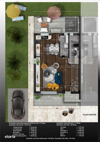 Casă cu 4 camere cu Teren 259 Mp în Vidra
