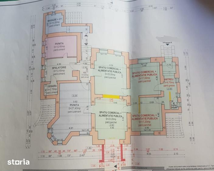 Spațiu comercial, de 161 mp, în Calea Dumbrăvii