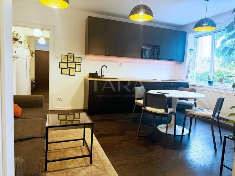 Apartament cu 3 camere, 56 mp, complet mobilat, zonă centrală. - 2