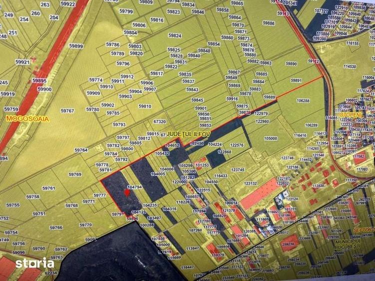 Teren de 10000 mp, în Odăi