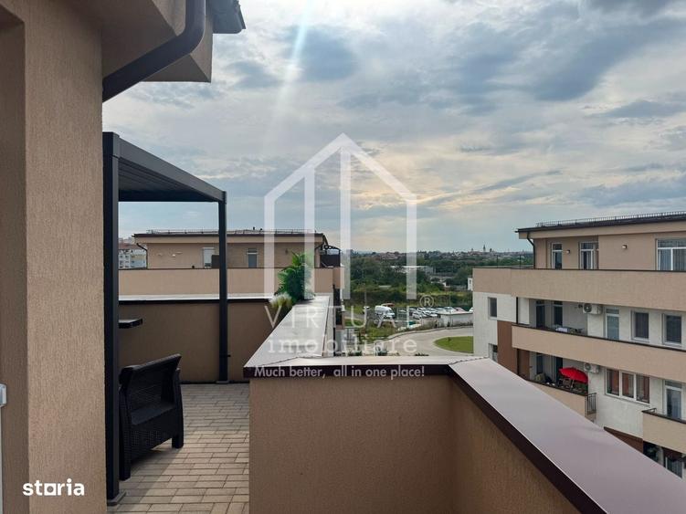 Penthouse cu 2 camere - 41 mp utili + 45 mp terasa + boxa + parcare - 4