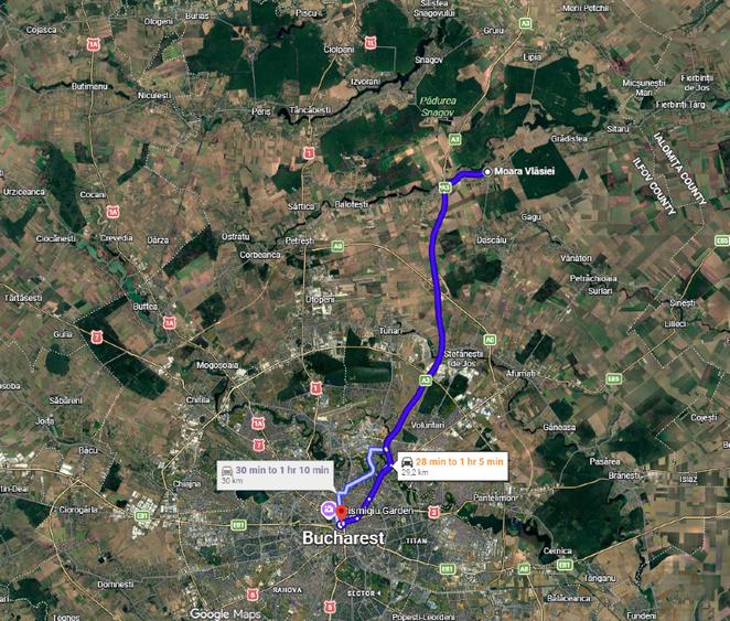Teren Construcții intravilan de 2248 mp, în Moara Vlăsiei