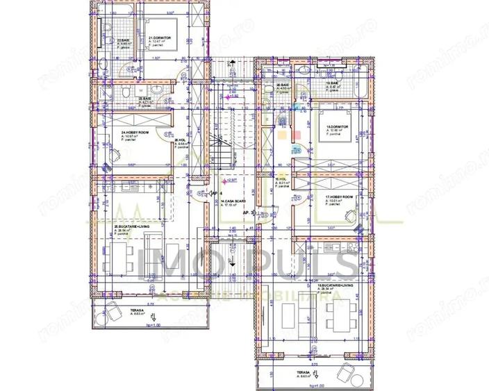 Braytim - Timisoara. Apartament 3 camere. Nou. 2 Bai. Vila cu 6 apartamente - 9