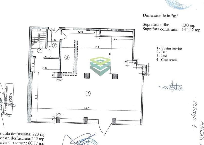 Spațiu comercial, de 223 mp, în Floreasca