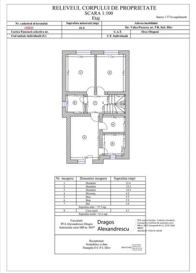 Casă cu 4 camere cu Teren 266 Mp în Central