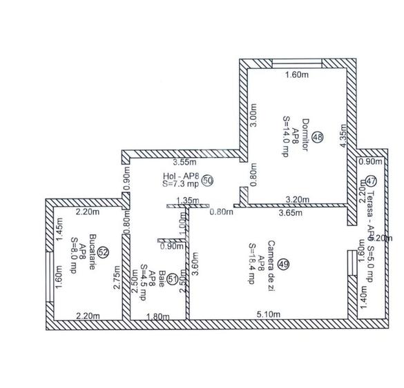Apartament nou de vanzare, 2 camere, etaj intermediar, Calea Urseni - 9