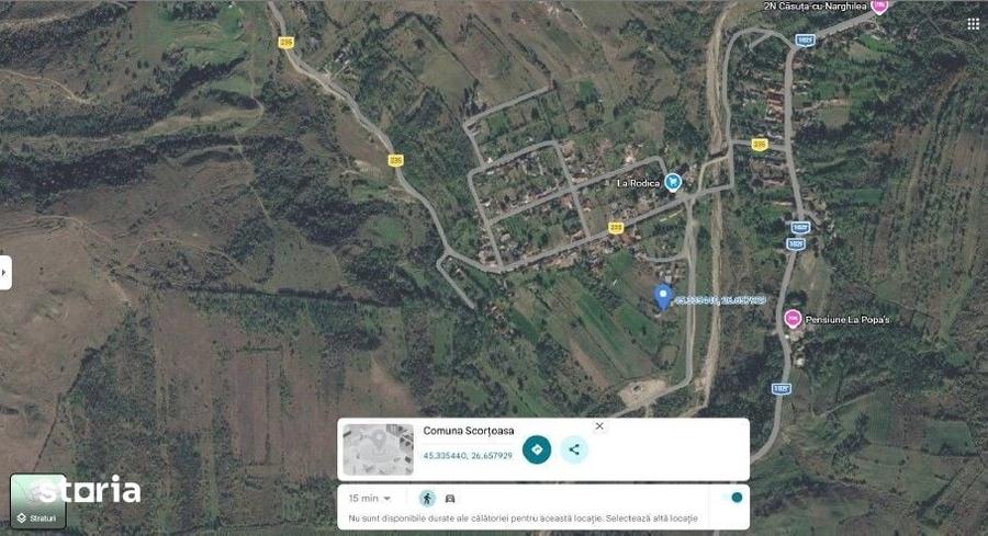 Casă cu 3 camere cu Teren 1428 Mp în Scorțoasa
