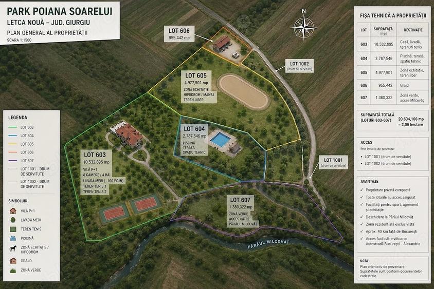 Casă cu 8 camere cu Teren 27000 Mp în Central