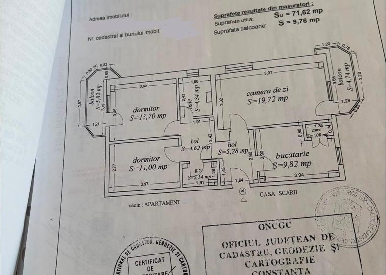 Apartament cu 3 camere decomandat, mobilat în Gara