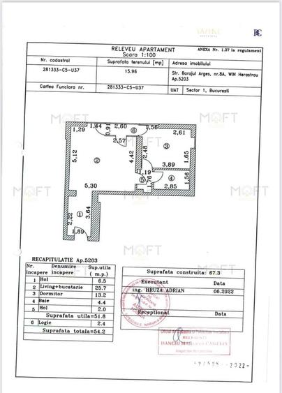 Apartament cu 2 camere semidecomandat, mobilat în Herăstrău