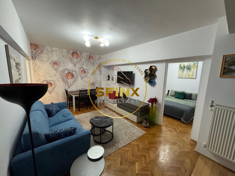 Apartament cu 2 camere circular, mobilat în Magheru