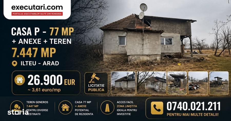 Casă cu 3 camere în Ilteu