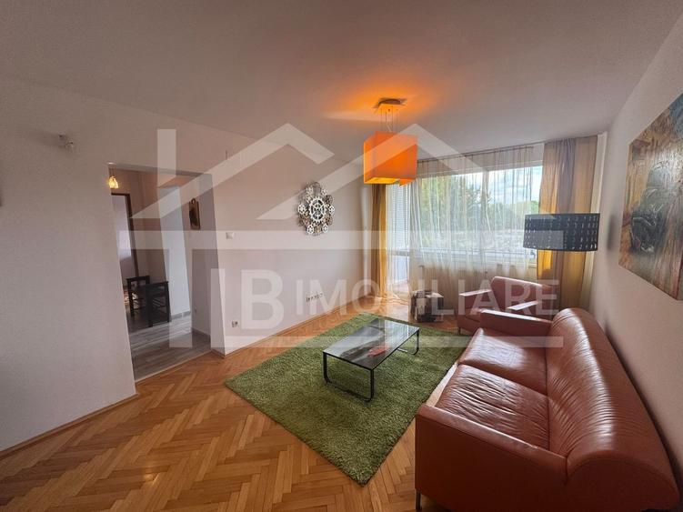 Apartament cu 3 camere decomandat, mobilat în Aleea Carpați