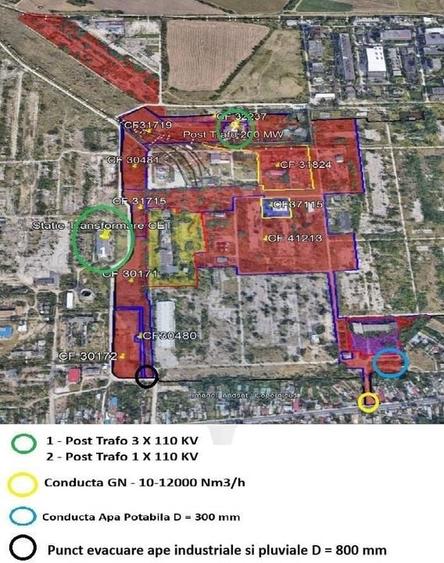 Teren Construcții intravilan de 500000 mp, în Periferie