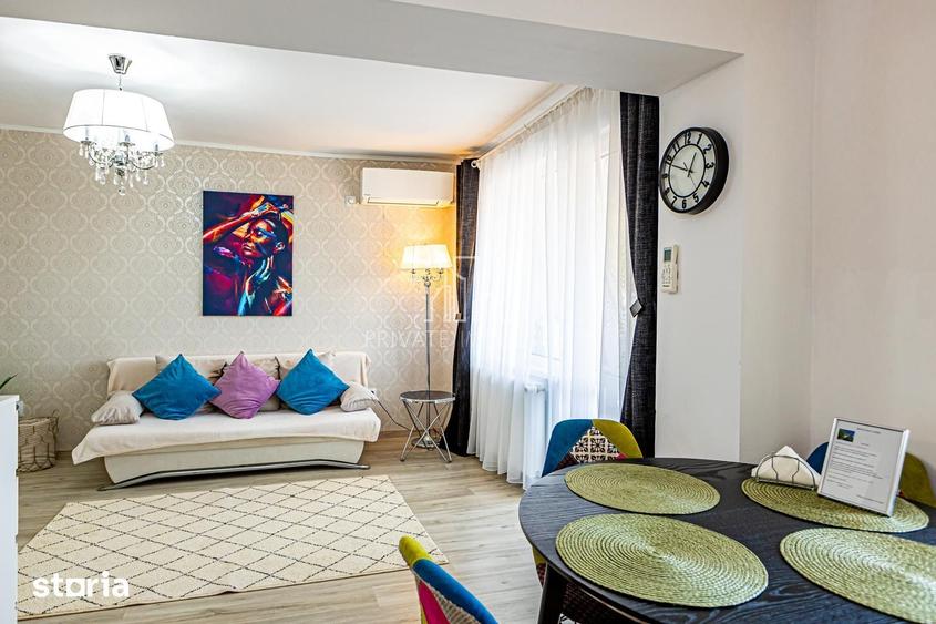 Apartament cu 2 camere, mobilat în Central