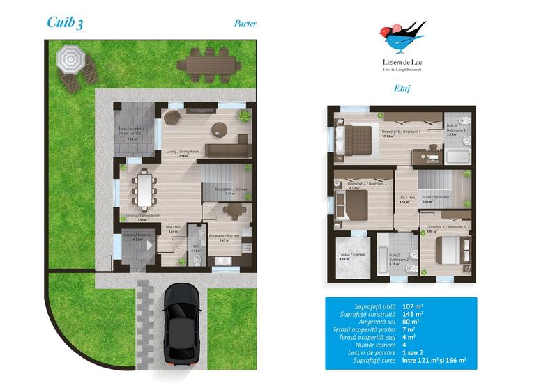 Casă cu 4 camere cu Teren 276 Mp în Titan