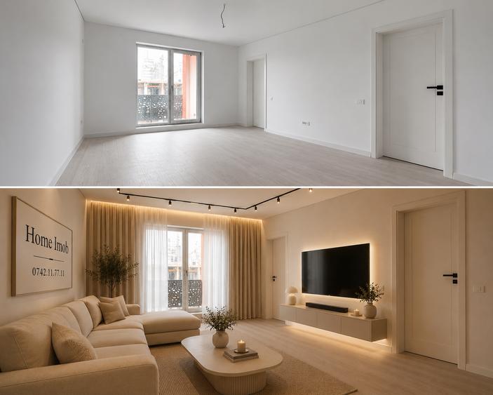Apartament cu 2 camere decomandat în Dobroești