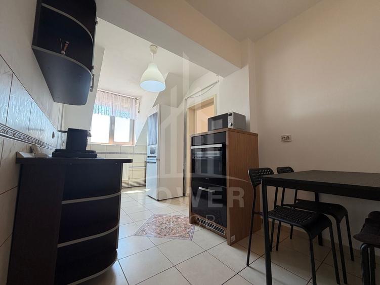 Apartament cu 2 camere semidecomandat, mobilat în Ștrand