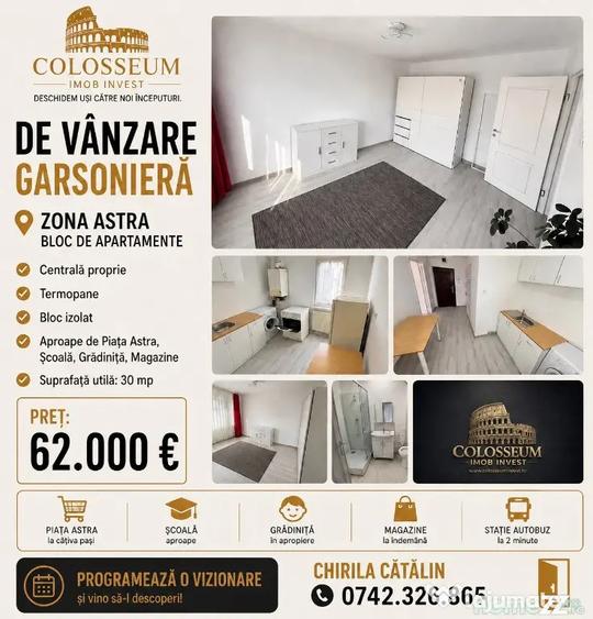 Garsonieră în Astra