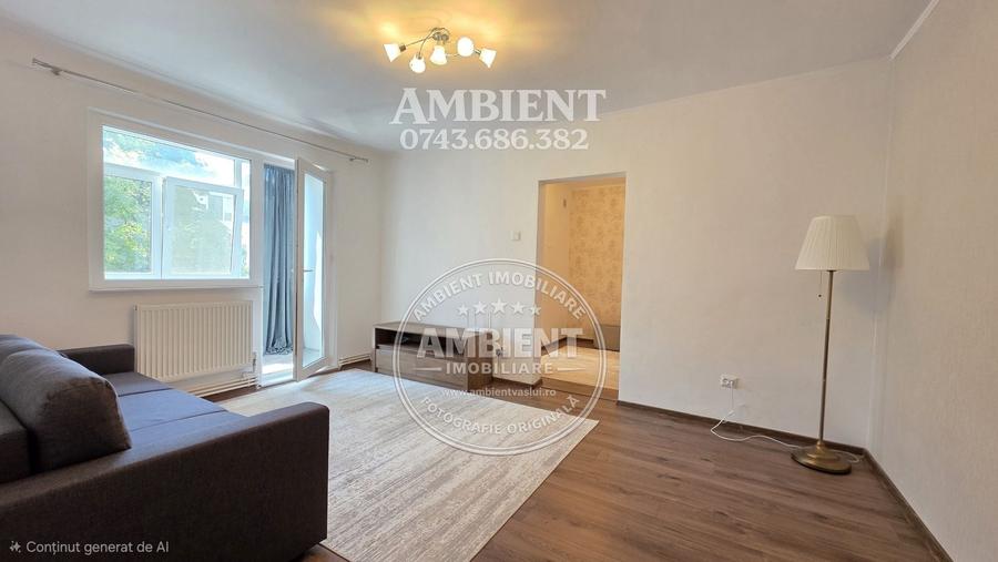 Apartament cu 2 camere semidecomandat, mobilat în Central