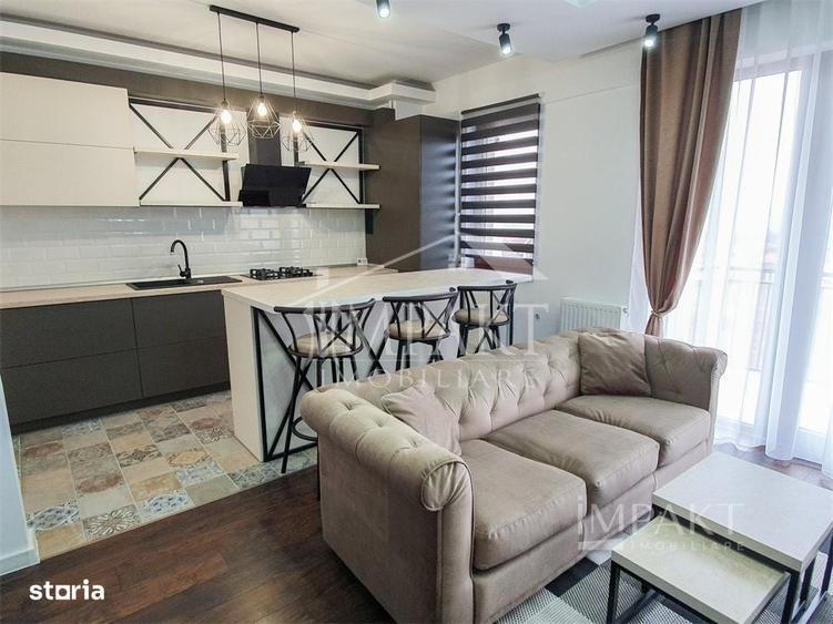 Apartament finisat Lux, complet mobilat si utilat, parcare subterana, - 3