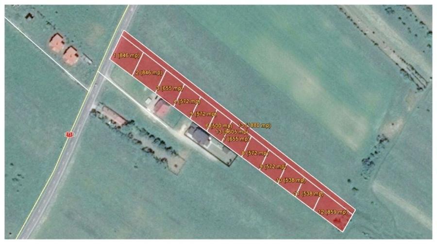 Teren Construcții intravilan de 650 mp, în Bran
