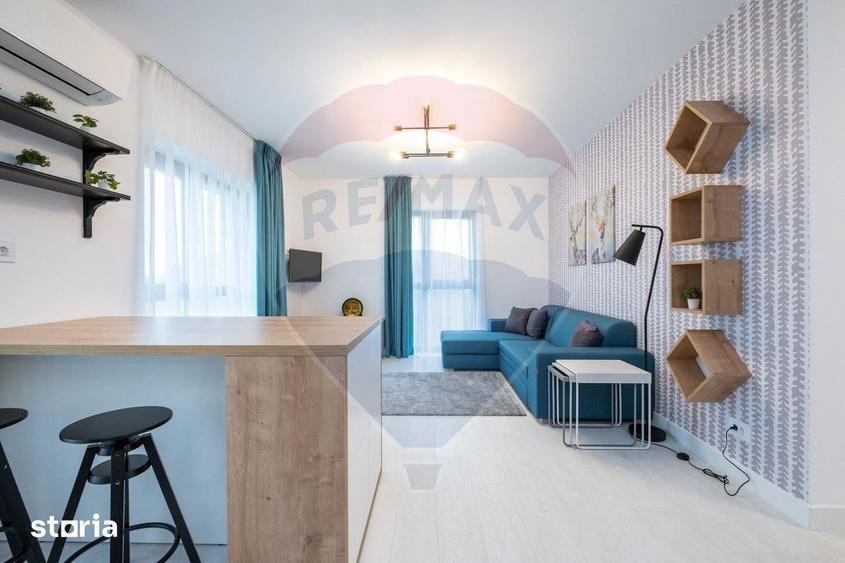 Apartament cu 2 camere decomandat, mobilat în Arcul de Triumf