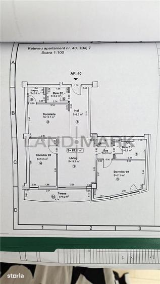 Apartament cu 3 camere în Badea Cârțan