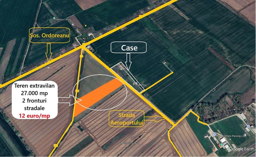 Teren extravilan de 27373 mp, în Cornetu