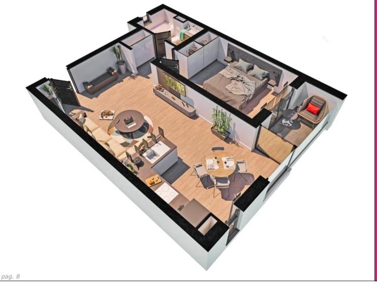 Închiriez apartament  2 camere  in bloc nou nemobilat - 1