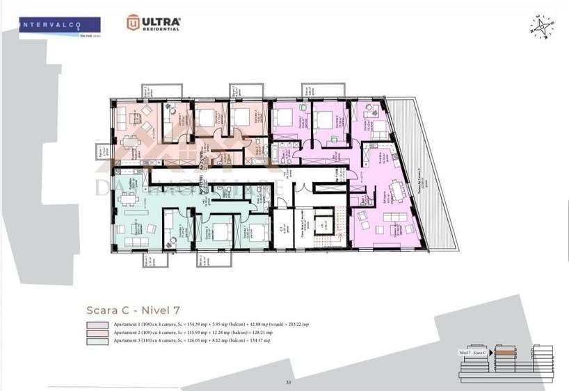Apartament cu 2 camere în Central